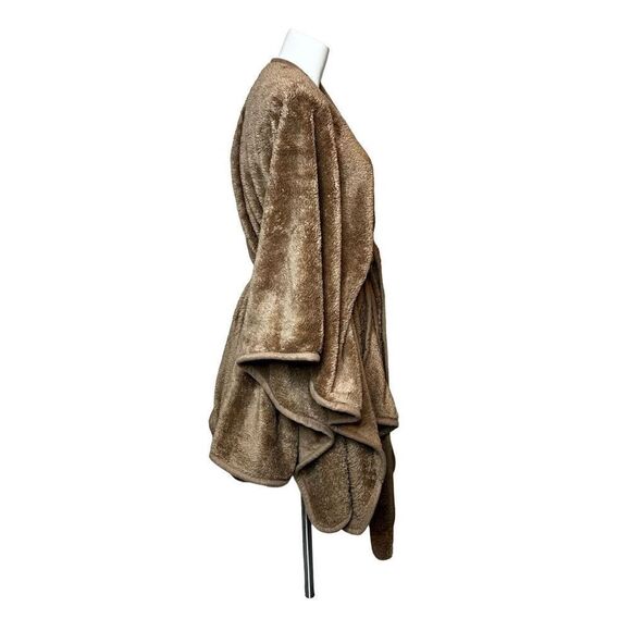 Torrid NWT camel cozy Sherpa belted ruana one size - Picture 6 of 15